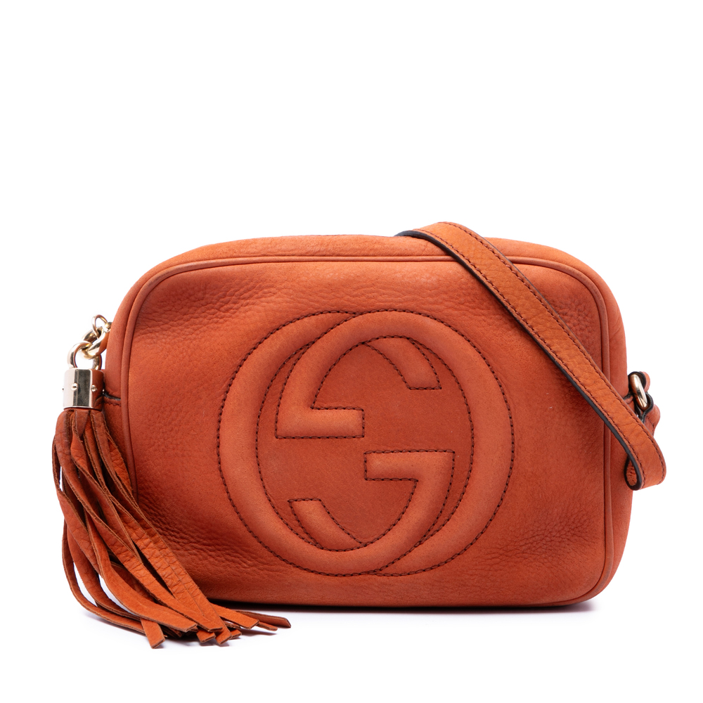 Pre-Loved Gucci Nubuck Soho Disco Crossbody